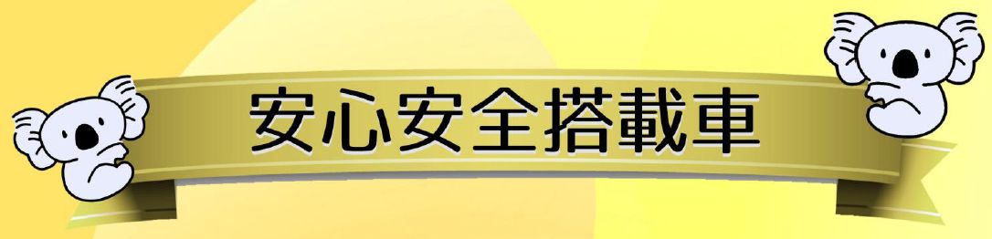 安心安全搭載車